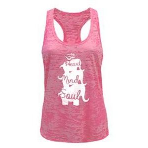 Ever Hottie "Heart Mind Soul" Tank Top - Pink